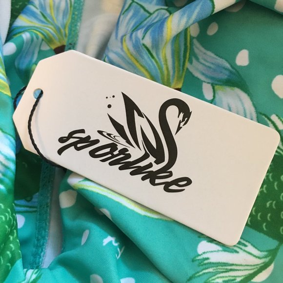 SPORLIKE One Piece V-Neck Ruffle Bathing Suit  NEW WITH TAG! - Picture 9 of 11